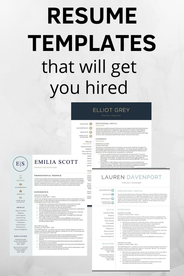 Resume Templates that Get You Hired Resume Templates that Will Get You Hired Resume Tips No …