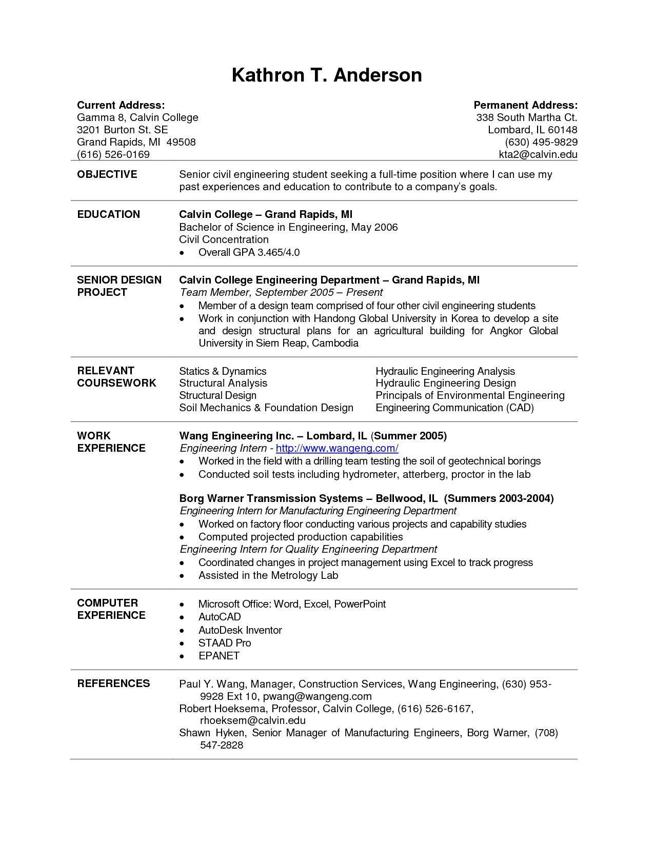 Sample Of Resume for It Students Resume Examples College Students Little Experience In 2021 …