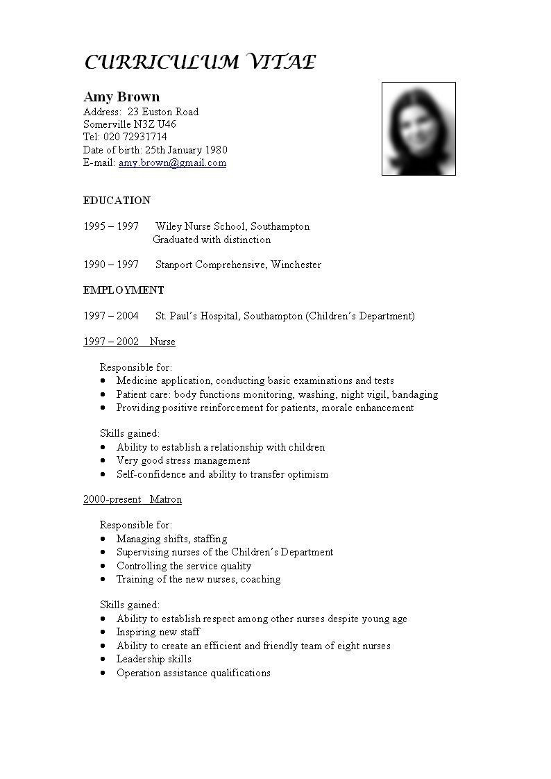 Sample Of Resume for Job Application for Teacher Cv format for A Teaching Job / Teacher Resume Samples Writing …