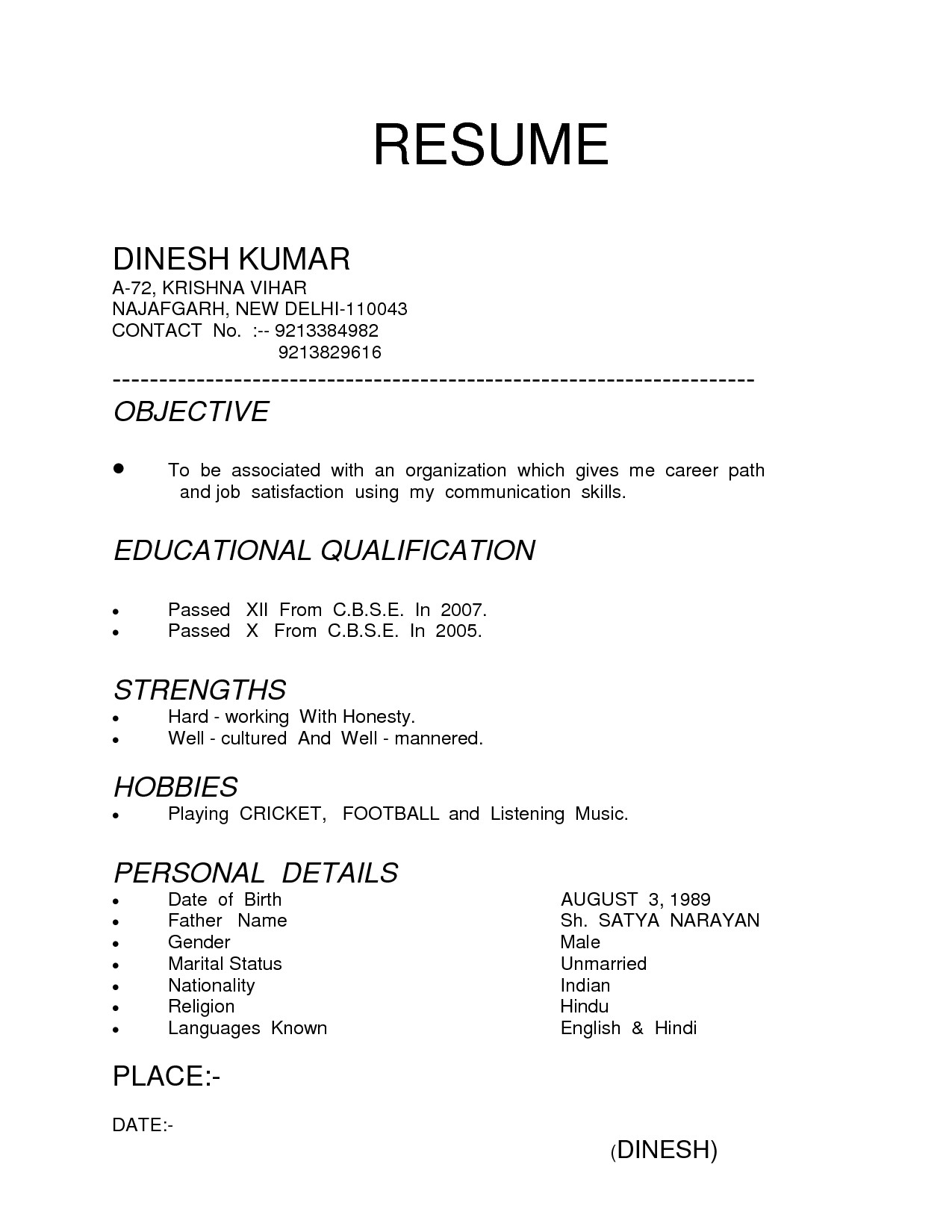 Sample Resume for All Types Of Jobs Resume Examples This Website is for Sale Resume