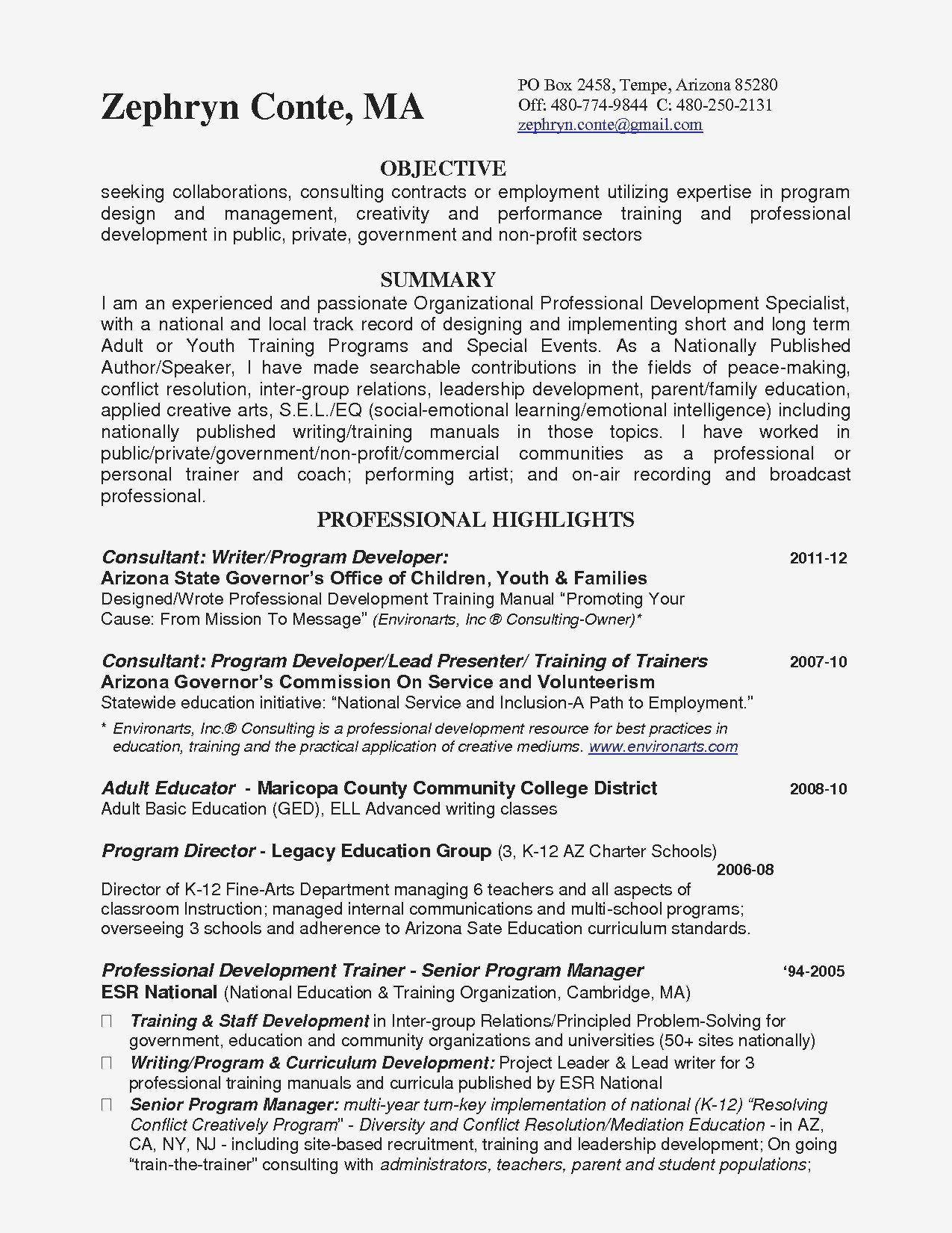 Sample Resume for Community College Teaching Position Sample Resume for Community College Teaching Position Beautiful …