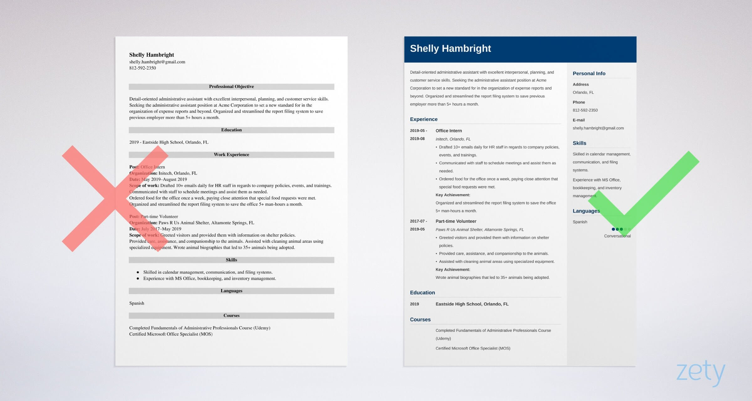 Sample Resume for Entry Level Management Entry Level Administrative assistant Resume Sample & Guide