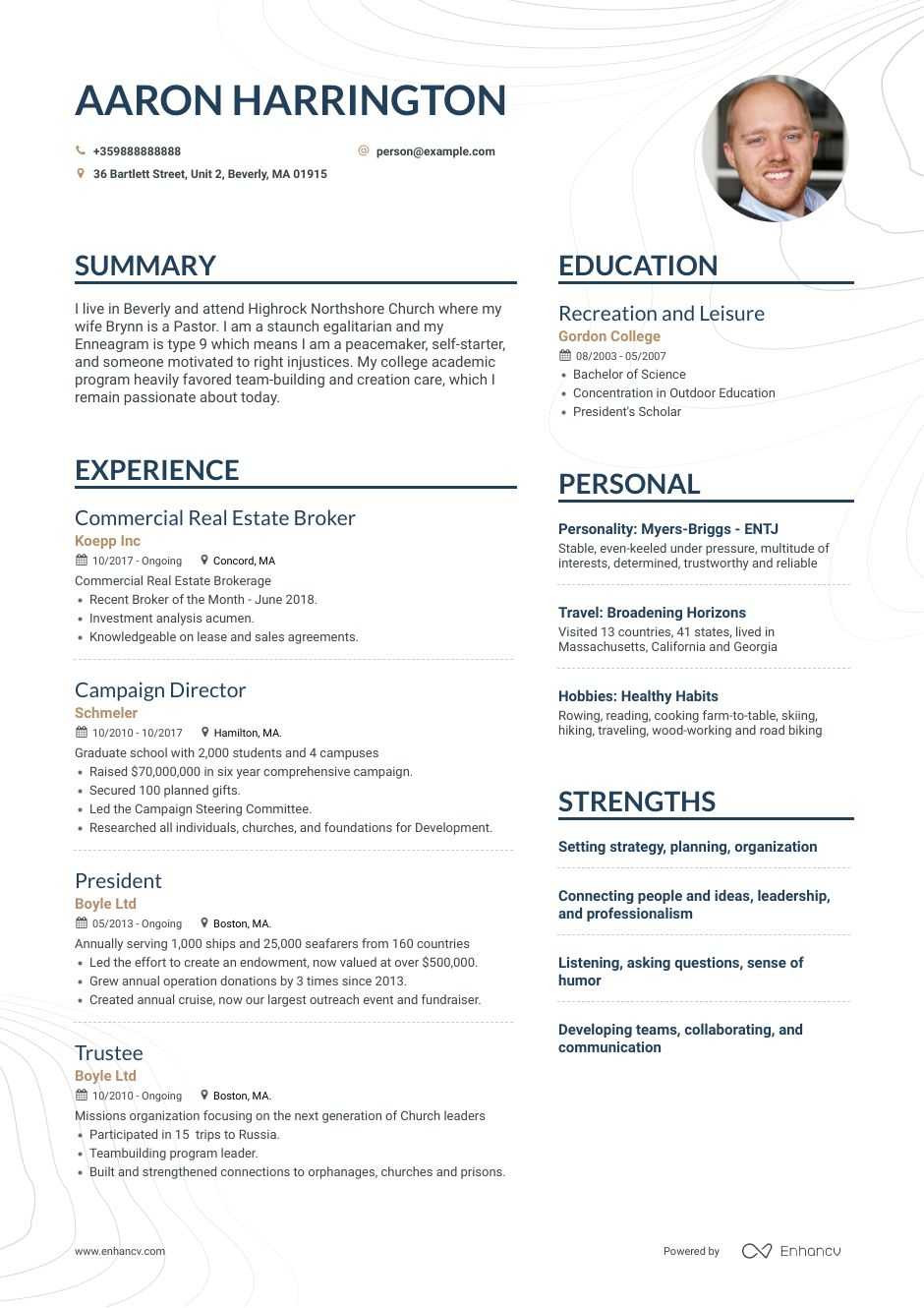 Sample Resume Real Estate Bio Examples Real Estate Resume Examples and Skills You Need to Get Hired