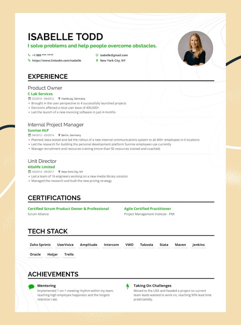 Should You Use A Resume Template Resume Icons – Should You Use them and How?