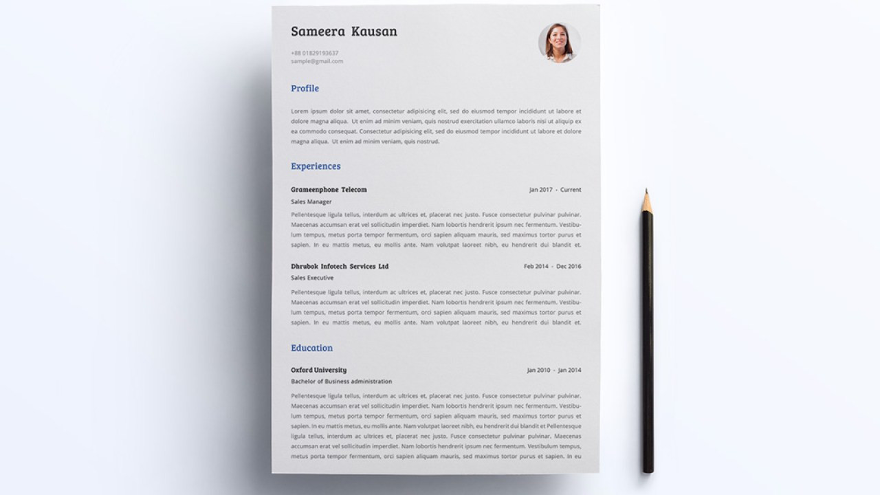 Simple Resume and Cover Letter Template Simple Resume and Cover Letter – Smashresume