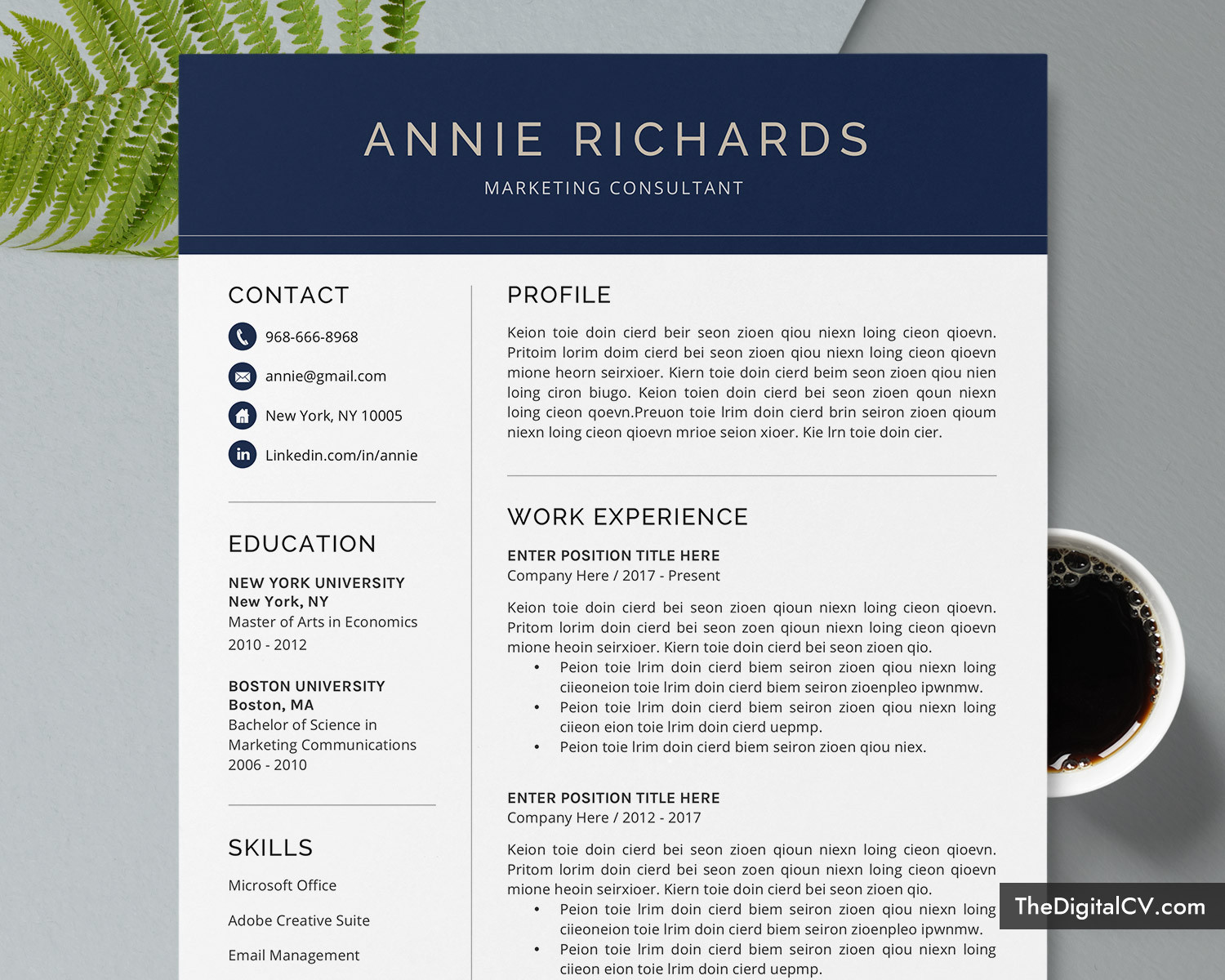 Template for References On A Resume Cv Template for Ms Word, Cover Letter, References, Curriculum Vitae, Simple Resume, Professional and Minimalist Resume Design, Creative Resume, Modern …