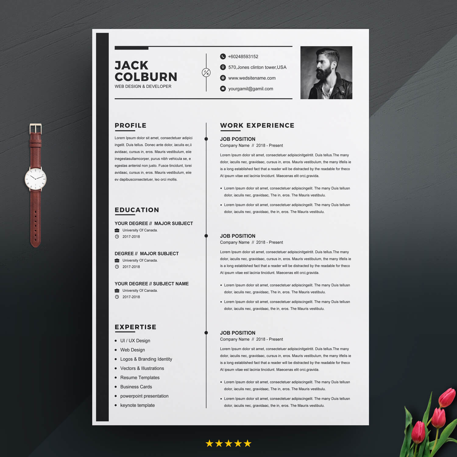Ui Designer Resume Template Free Download the Best Ux Ui Designer Resume Template – Resumeinventor