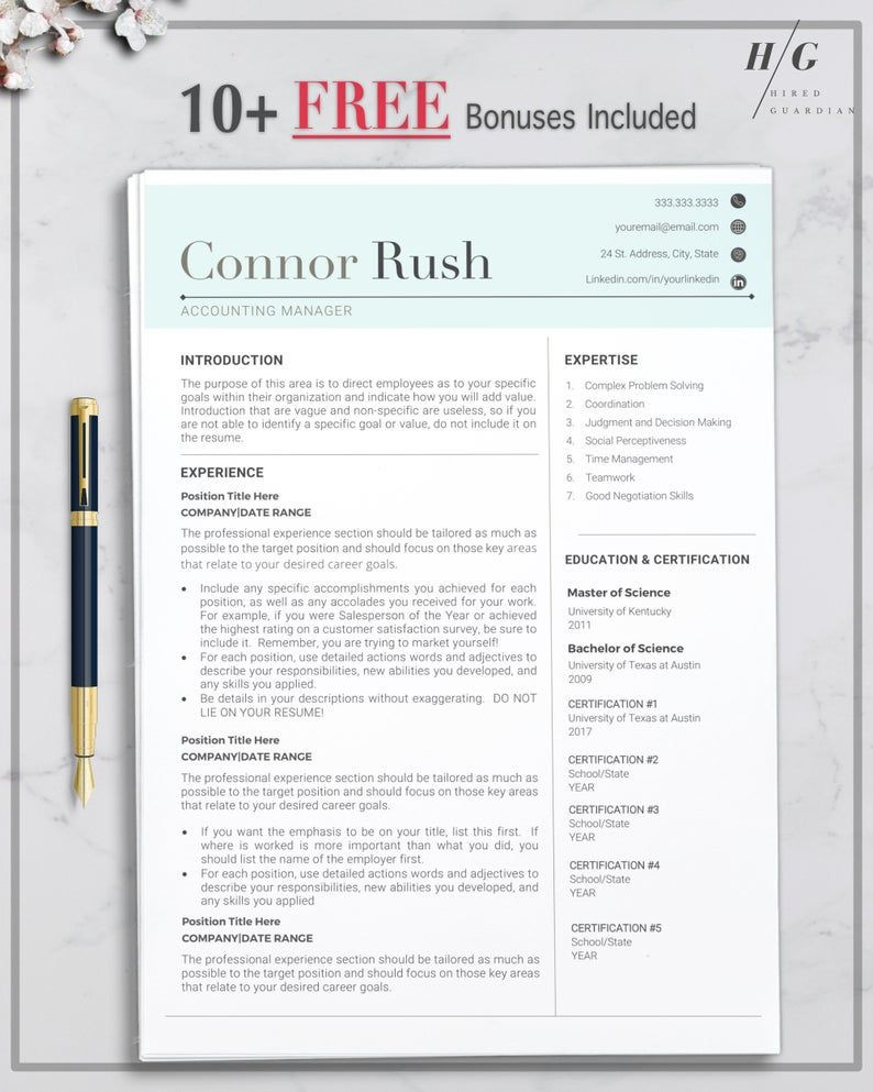 University Of Texas Austin Resume Template Professional Resume Template Resume Template for Word Resume …