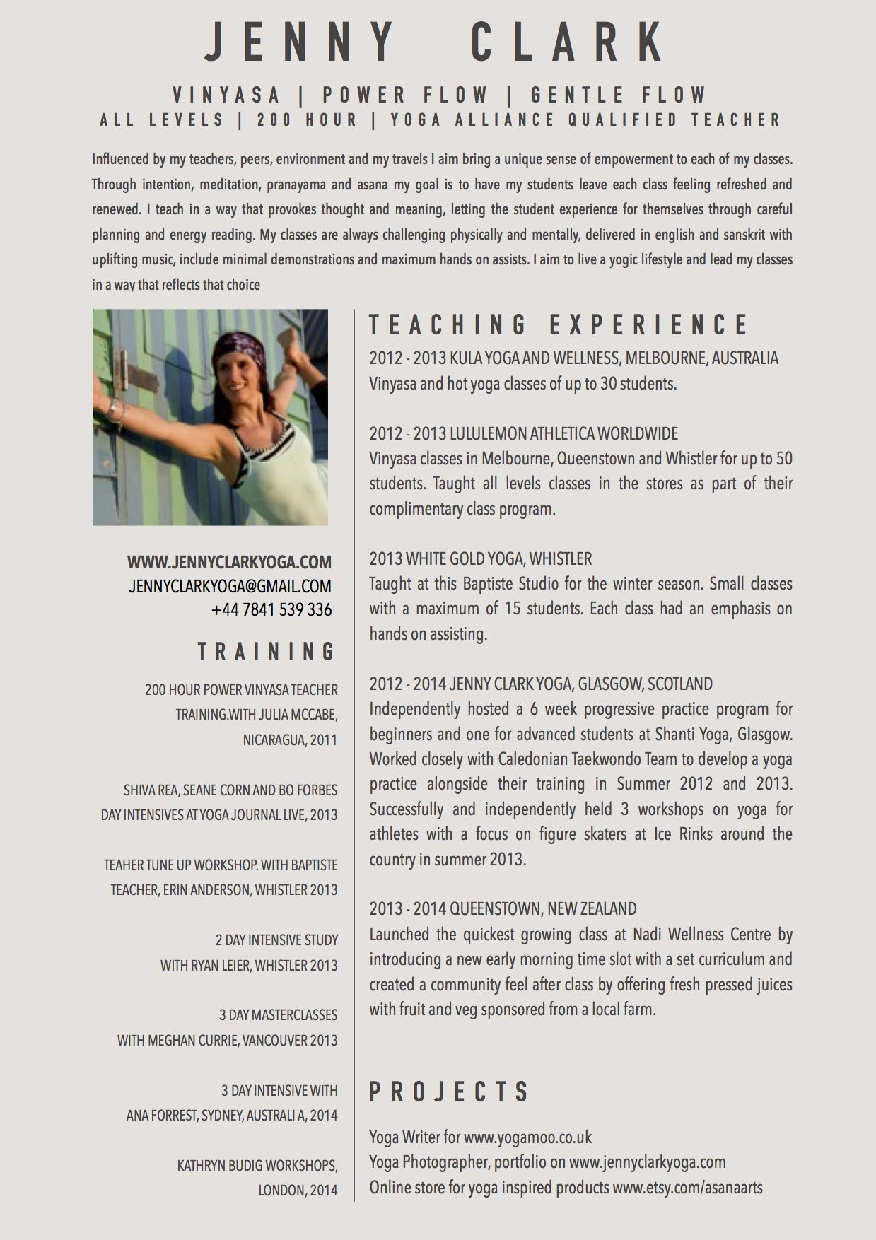 Yoga Teacher Resume Template Little Experience Resume Yoga Teacher Jobs, Yoga Teacher Resources, Yoga Teacher