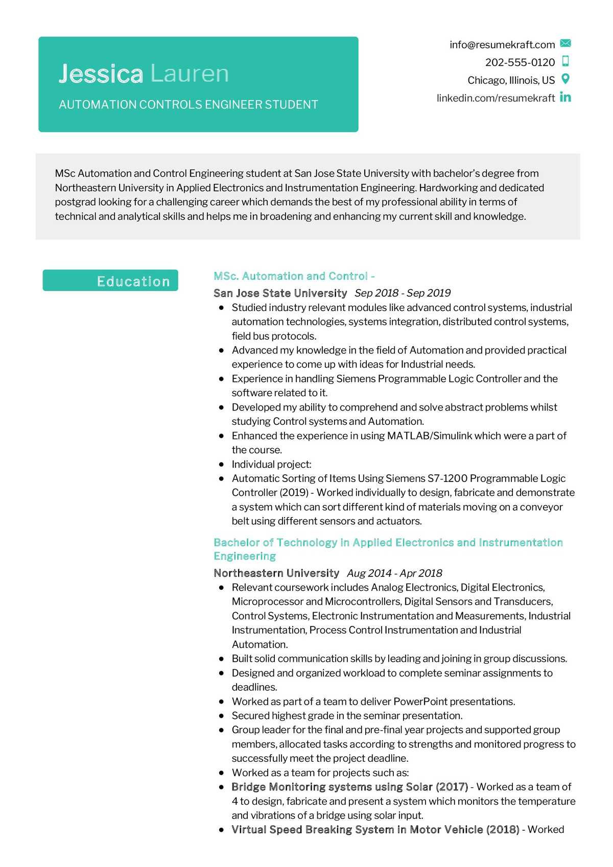 Advanced Process Control Engineer Resume Sample Automation Controls Engineer Student Resume 2022 Writing Tips … Advanced Process Control Engineer Resume Sample Automation Controls Engineer Student Resume 2022 Writing Tips …