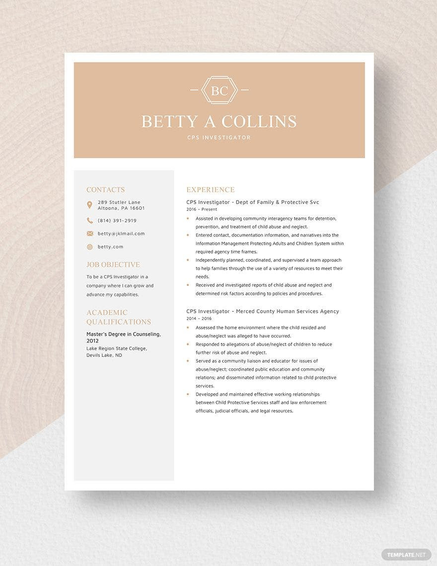 Building A Private Investigator Resume Sample Investigator Resume Templates Pages – Design, Free, Download …