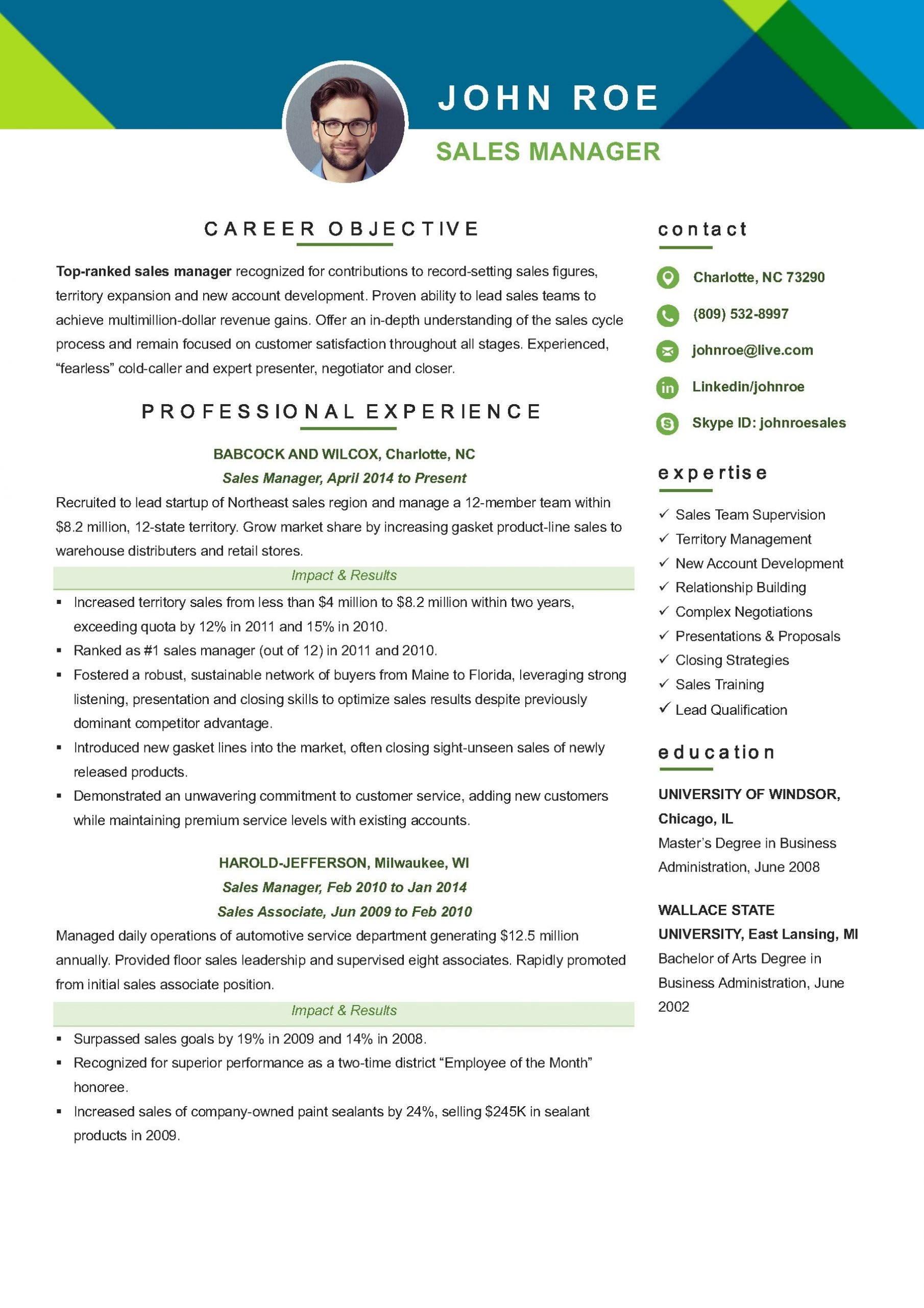 Building Material Sales Manager Resume Sample Sales Manager Resume Template