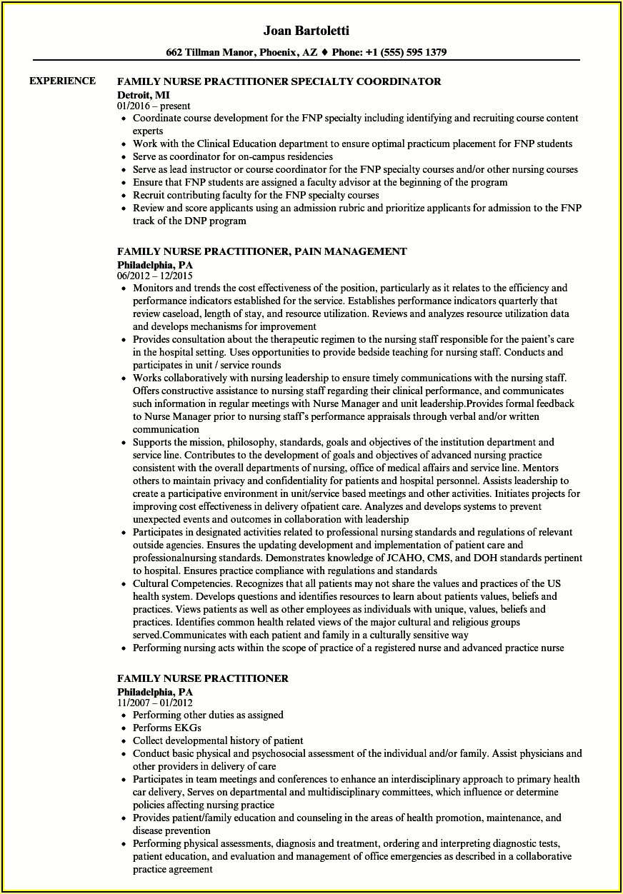 Entry Level Nurse Practitioner Resume Sample Entry Level Nurse Practitioner Resume Template Template