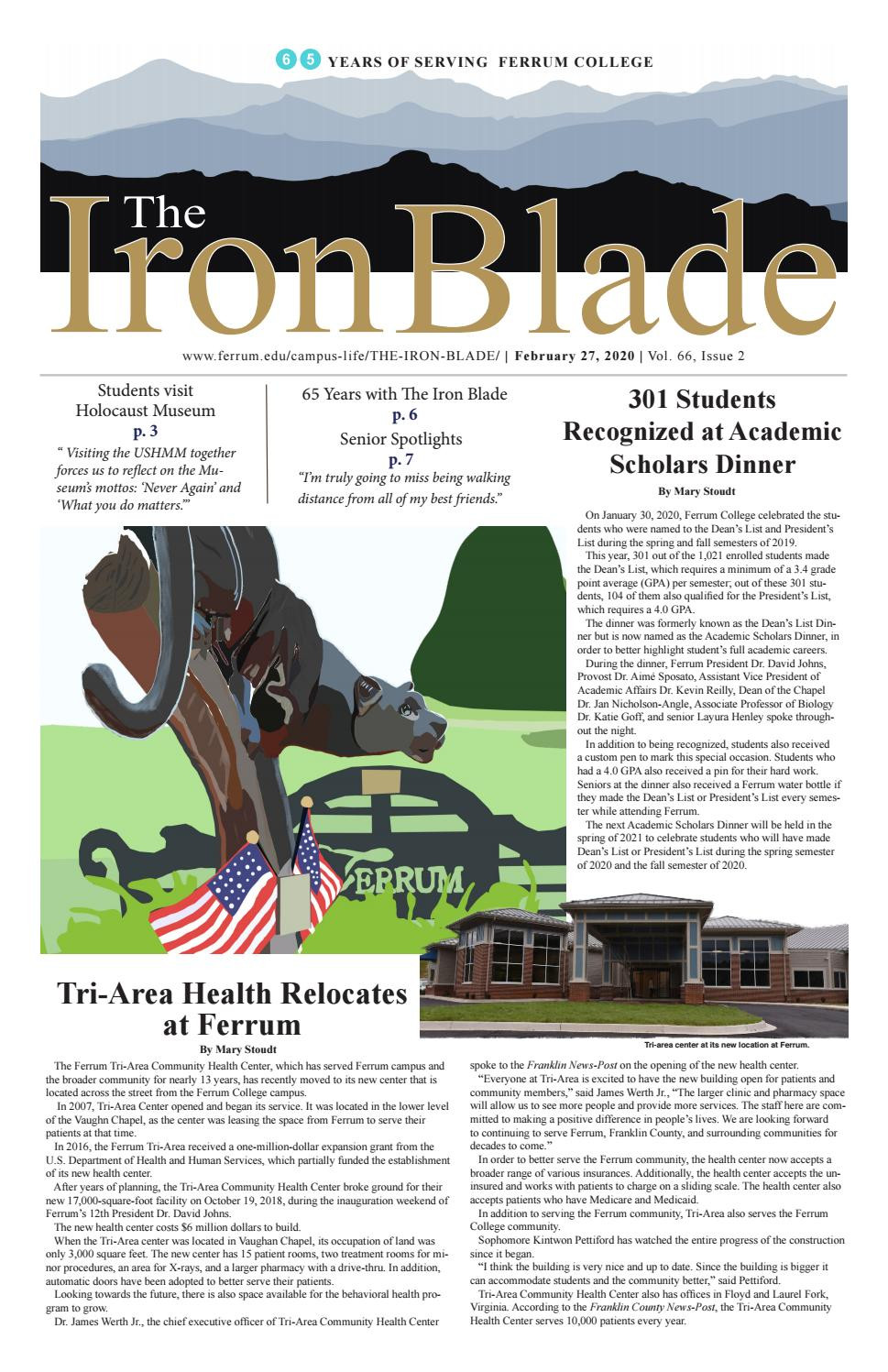 Ferrum College Career Services Resume Samples the Iron Blade – February 2020 by Ferrum College – issuu