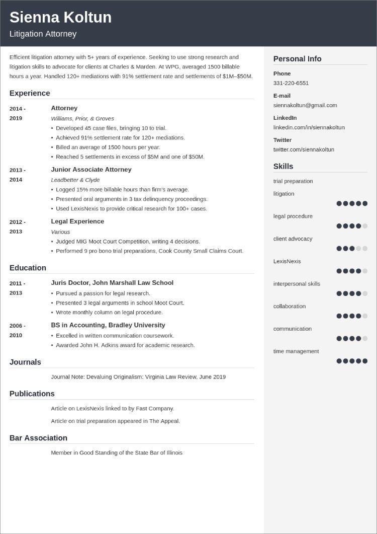 Junior associate Biglaw Lateral Sample Resume attorney Resumeâsamples and 25lancarrezekiq Writing Tips