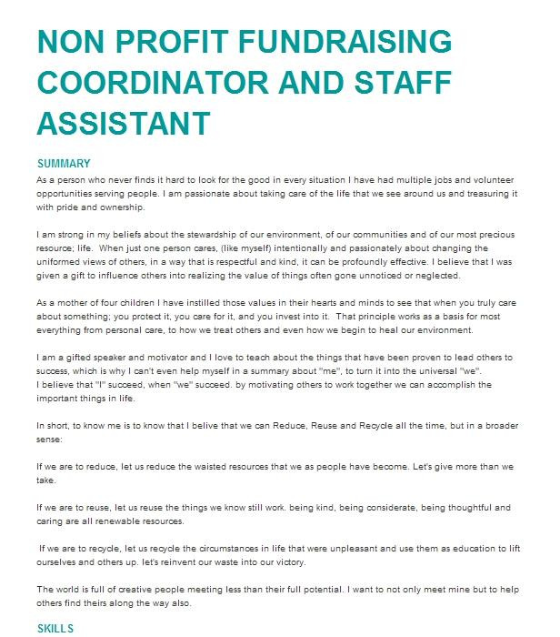 Non Profit Board Member Resume Sample Non Profit Board Member Resume Example Play & Learn