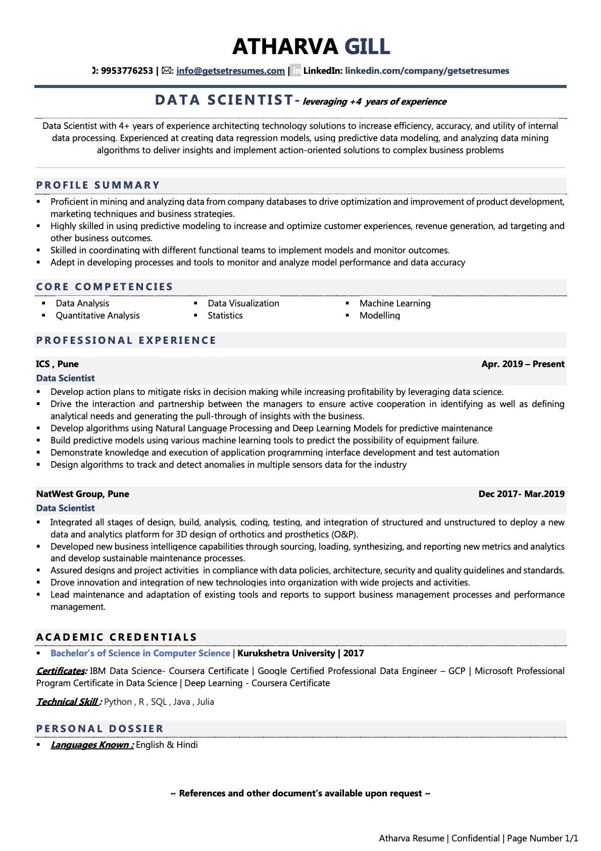 Resume for Data Scientist Visualization Sample Data Scientist Resume Examples & Template (with Job Winning Tips) Resume for Data Scientist Visualization Sample Data Scientist Resume Examples & Template (with Job Winning Tips)