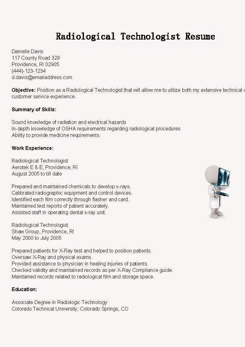Sample Cover Letter for Radiographer Resume Radiographer Cover Letter October 2021
