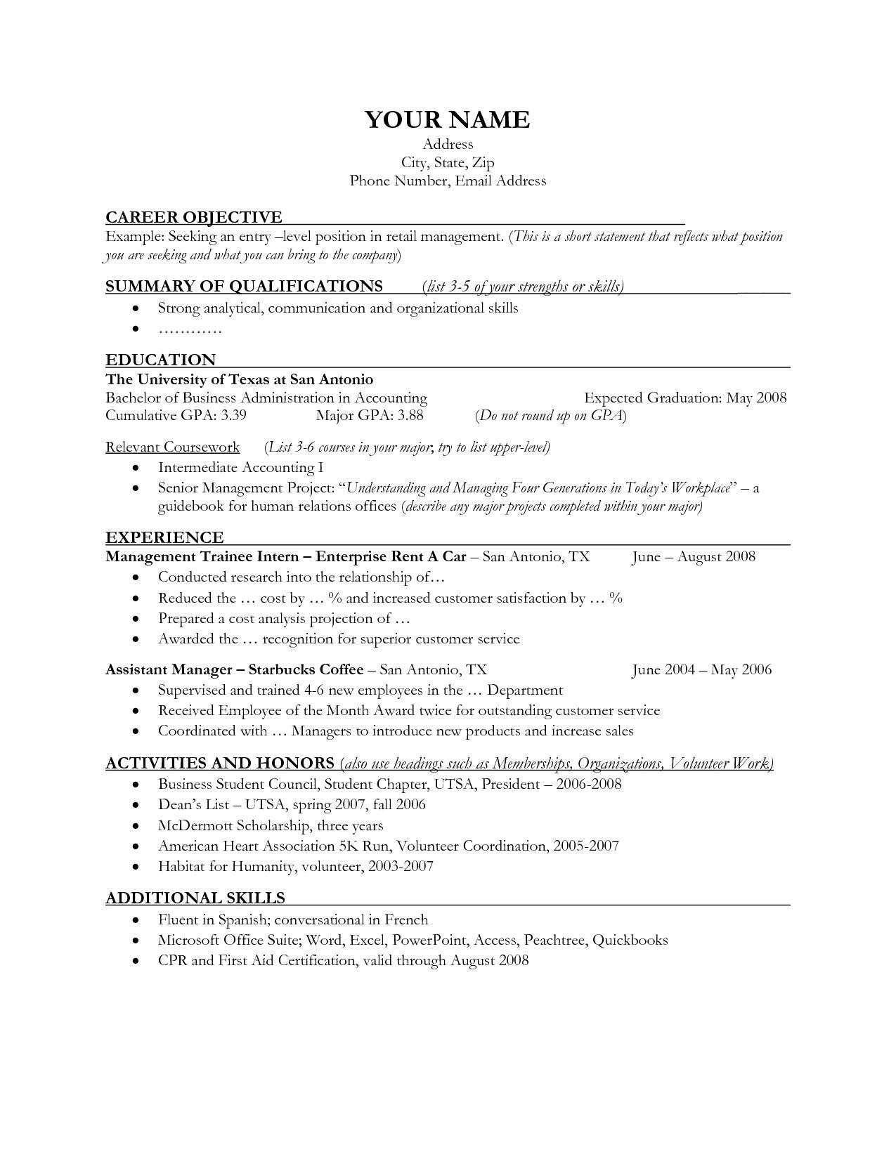 Sample Objectives for Resume In Retail 77 New Photos Of Good Resume Objectives for Retail Jobs Check More …