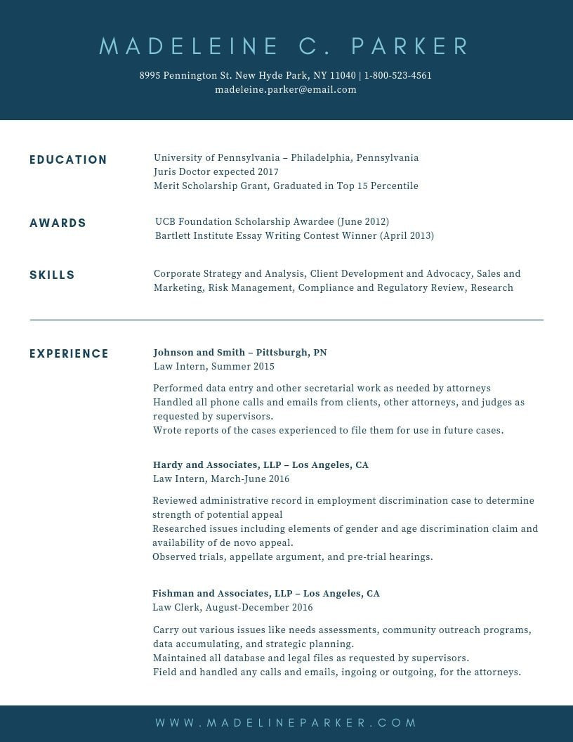 Sample Of Full Block Style Resume 10 Resume Templates to Help You Get Your Next Job