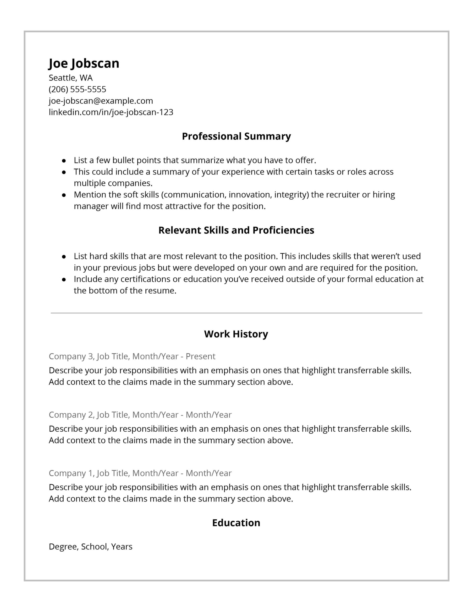 Sample Of Functional or Skills Based Resume Recruiters Hate the Functional Resume formatâdo This Instead
