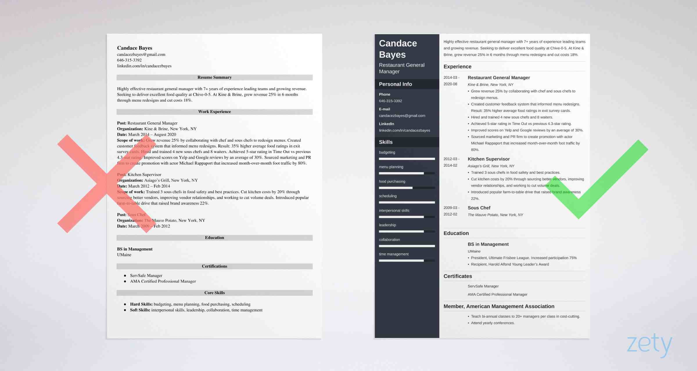 Sample Of Resume for Restaurant Store Manager Restaurant General Manager Resume: Examples & Guide