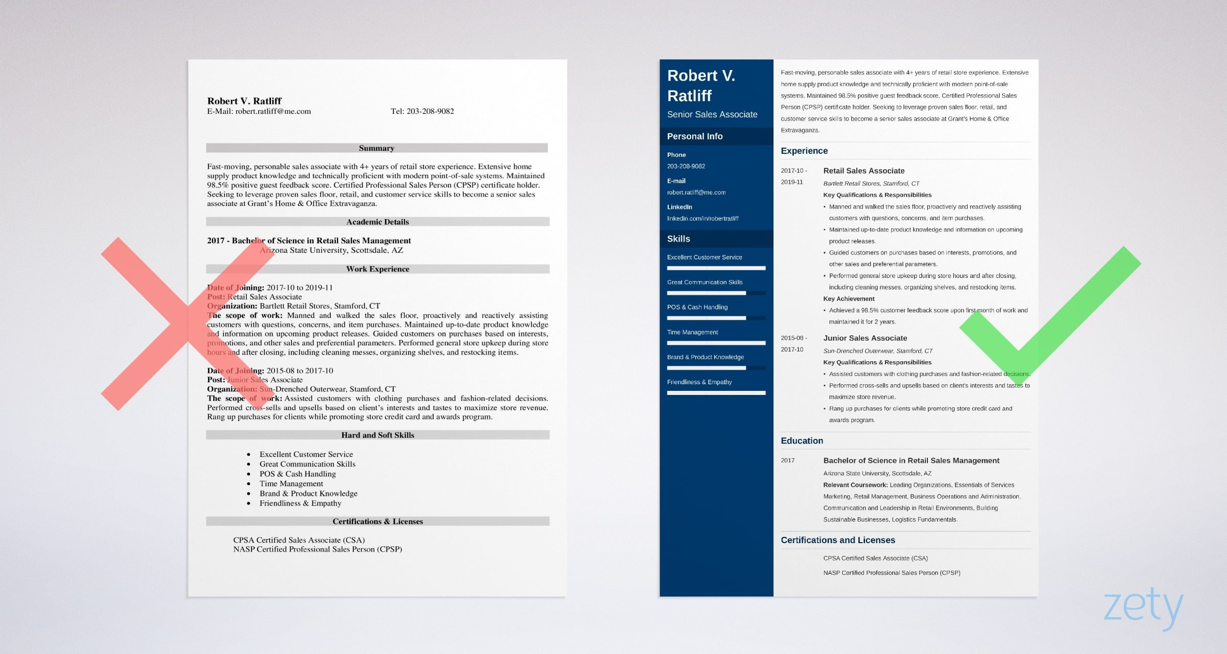 Sample Resume Customer Service Sales associate Sales associate Resume [example   Job Description]