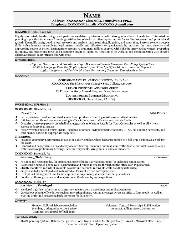 Sample Resume for Arts and Science Students Student Resume Samples Resume Prime