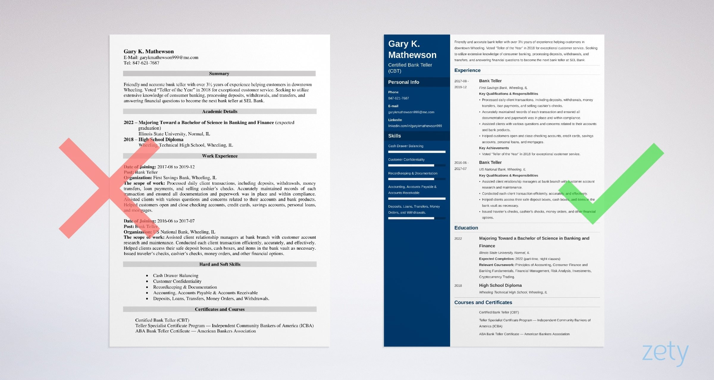 Sample Resume for Bank Clerk with No Experience Bank Teller Resume Examples (lancarrezekiq Bank Teller Skills)