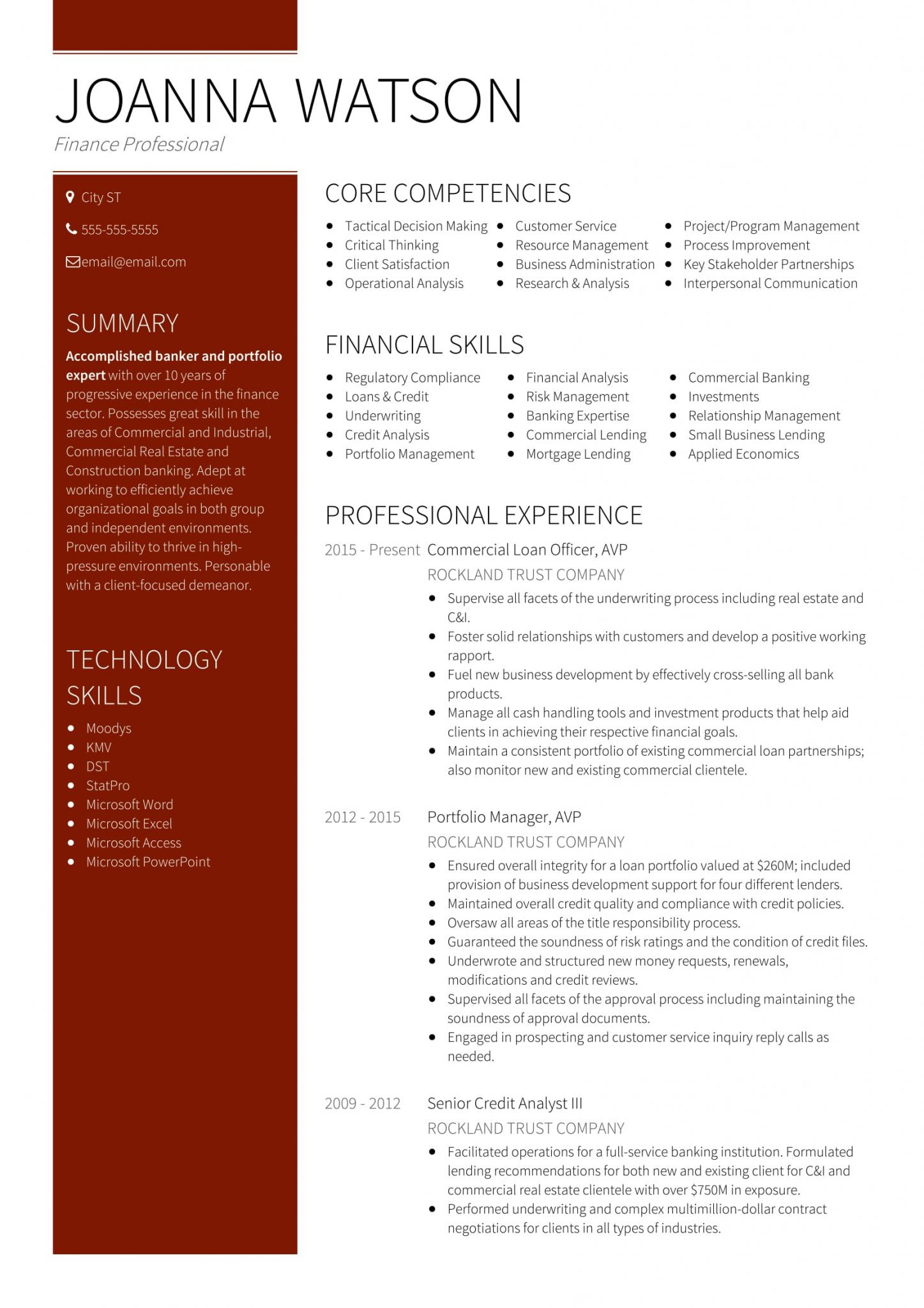 Sample Resume for Bank New Accounts 18 Best Banking Sample Resume Templates – Wisestep