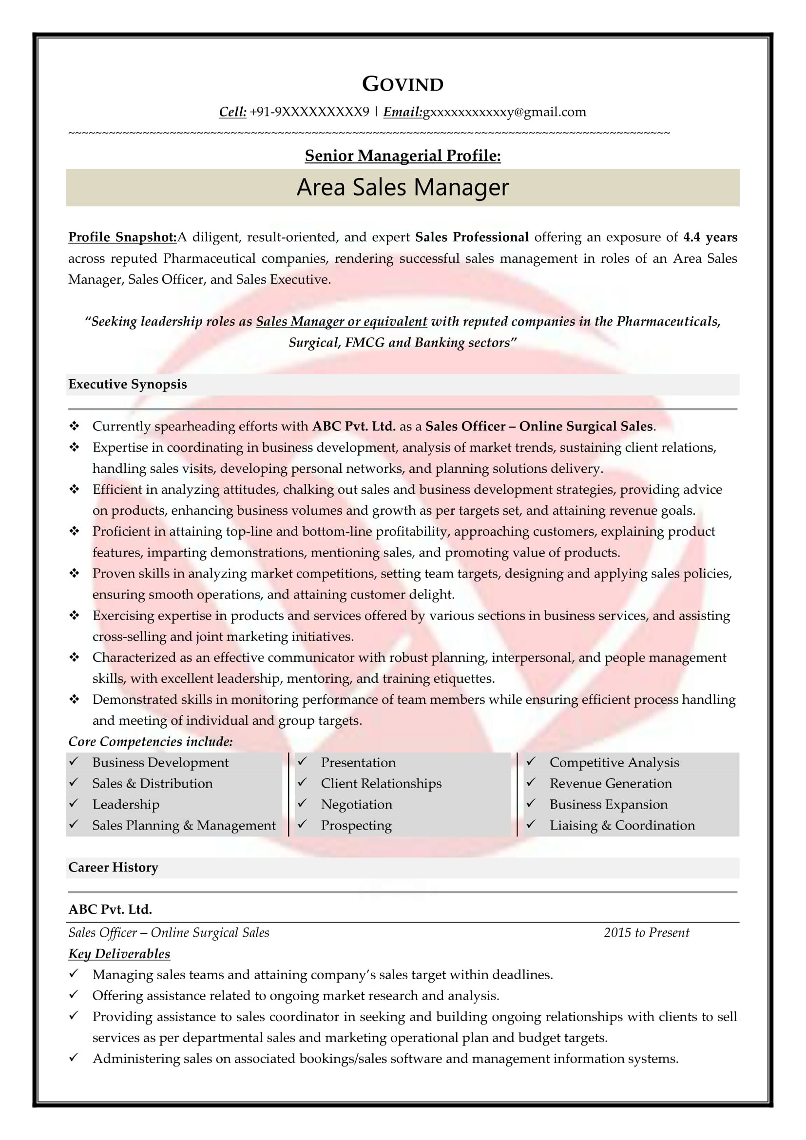 Sample Resume for Bank Sales Officer Sales Sample Resumes, Download Resume format Templates!
