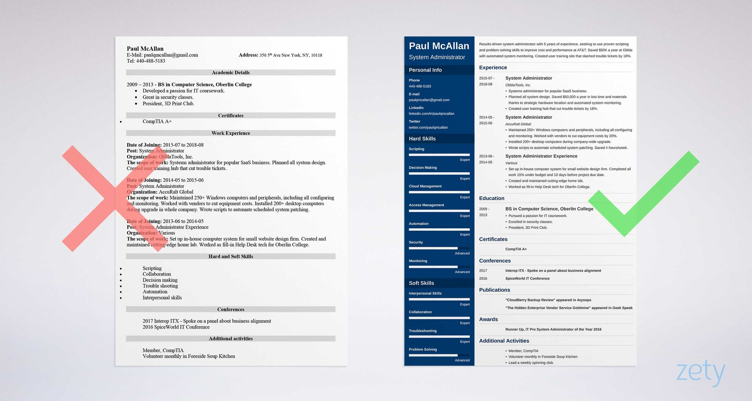 Sample Resume for Computer System Administrator System Administrator Resume Sample (windows or Linux)