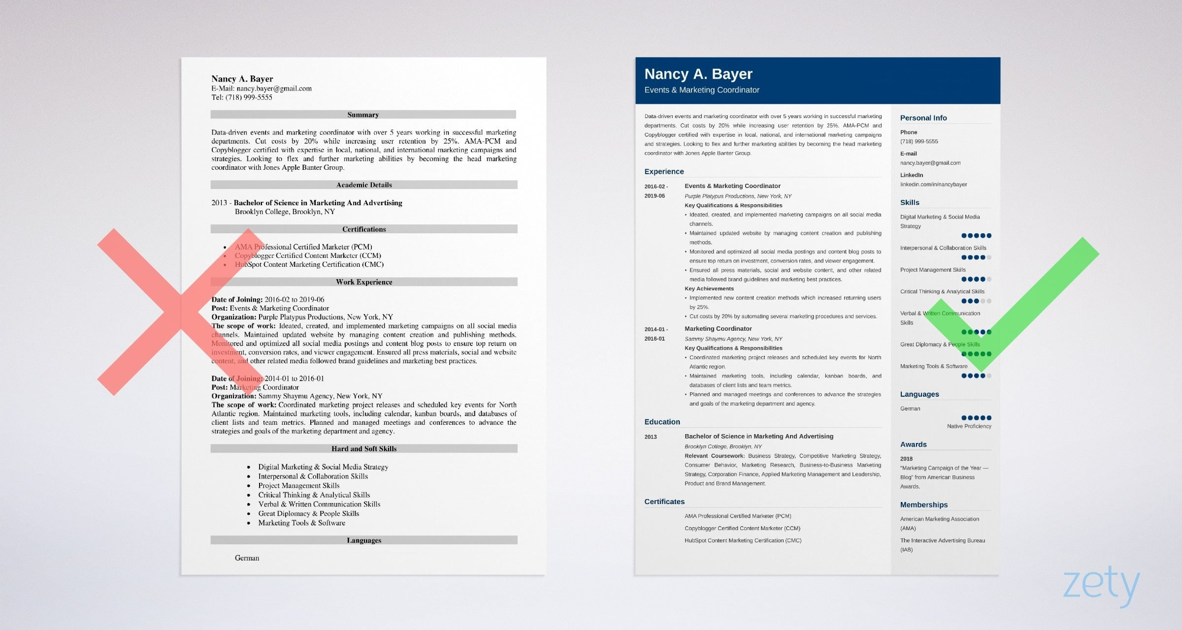 Sample Resume for Entry Level Marketing Coordinator Marketing Coordinator Resume Examples (20lancarrezekiq Tips)