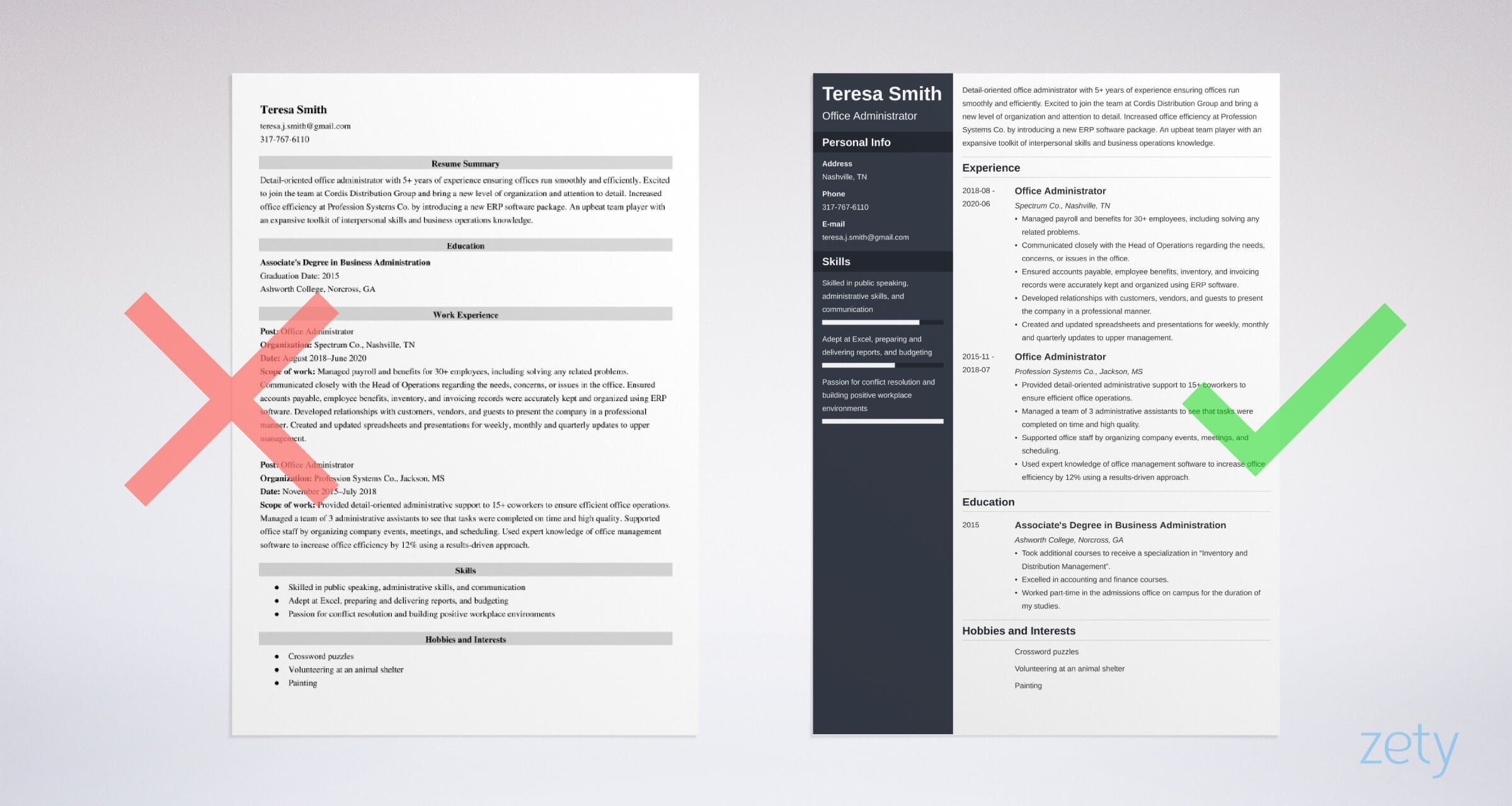 Sample Resume for Front Office Administrator Office Administrator Resume: Examples and Guide [10lancarrezekiq Tips]