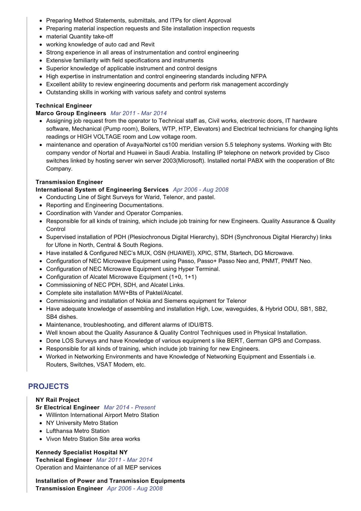 Sample Resume for Modem System Test Engineer Sr Electrical Engineer Resume Example 2022 Writing Tips …