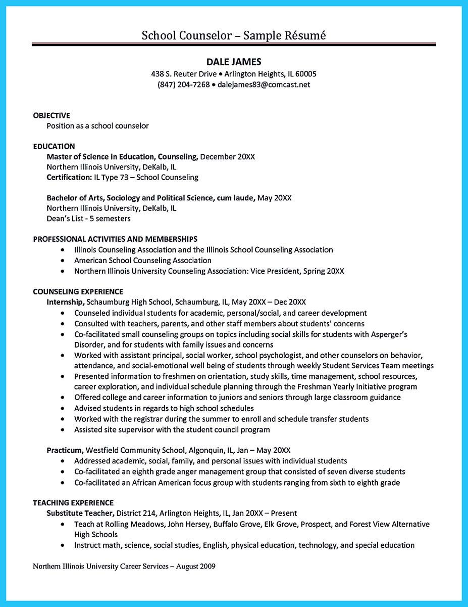 Sample Resume for School Counseling Intern Nice Outstanding Counseling Resume Examples to Get Approved …