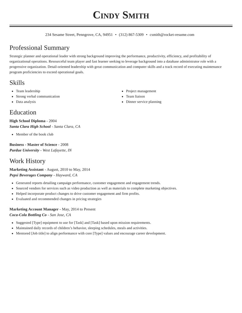 Sample Resume for School Resource Officer School Resource Officer Resumes Rocket Resume