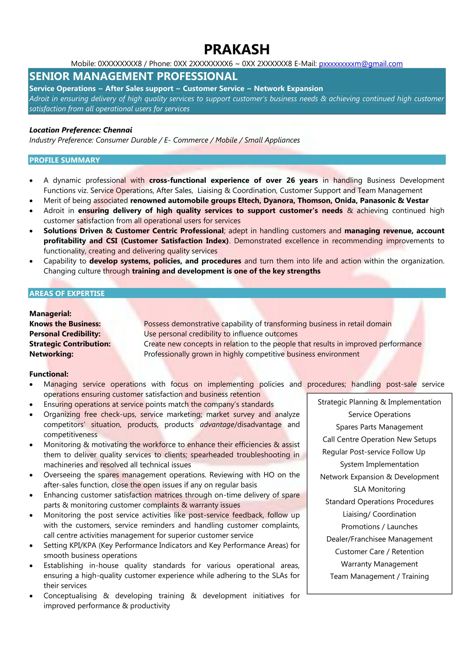Sample Resume Of Customer Support Executive Customer Support Sample Resumes, Download Resume format Templates!
