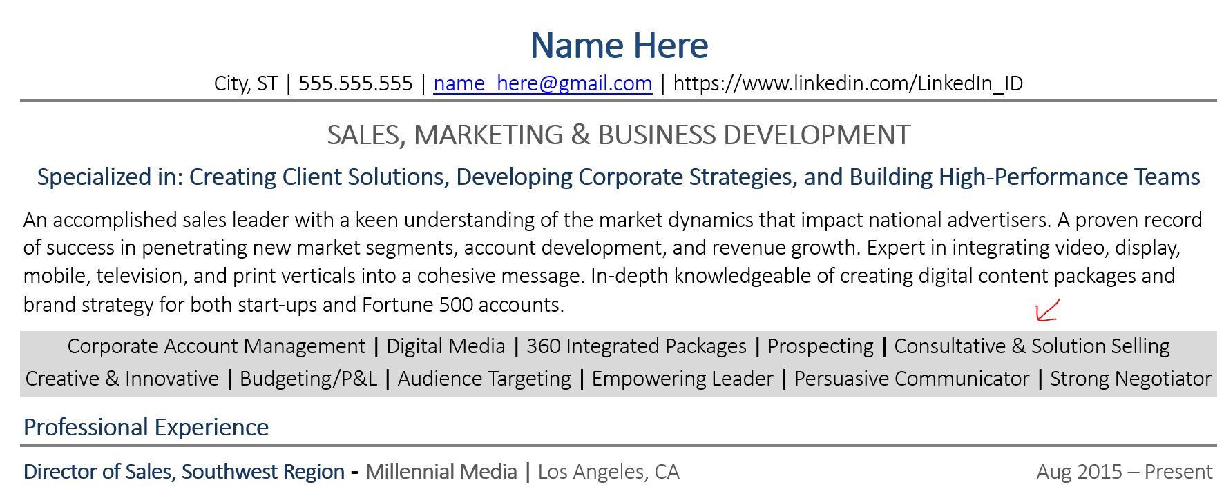 Sample Skills and Abilities for A Resume Core Competencies Section On A Resume Zipjob