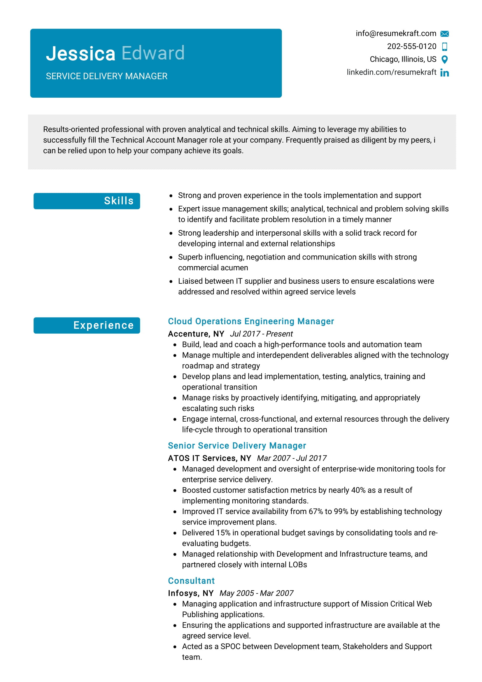 Sap Service Delivery Manager Sample Resume It Resume Samples – Page 4 Of 15 2022 – Resumekraft