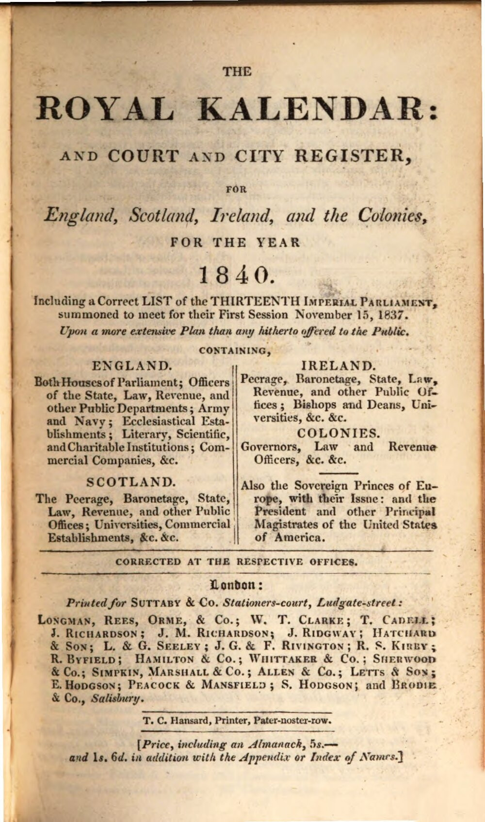 Sarah Clarke Senior Accountant Resume Sample theÅ Royal Kalendar and Court and City Register for England …