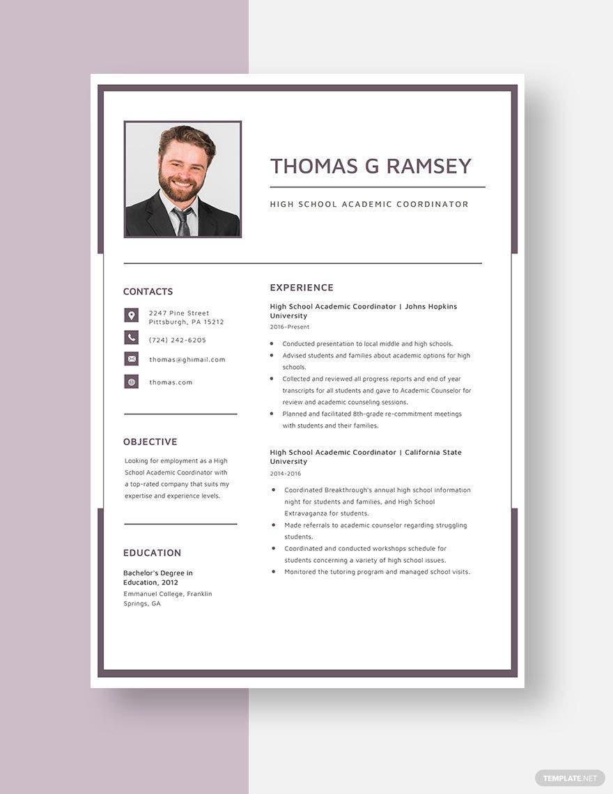 School Counselor Resume Sample Handle Acs School Resume Templates – Design, Free, Download Template.net