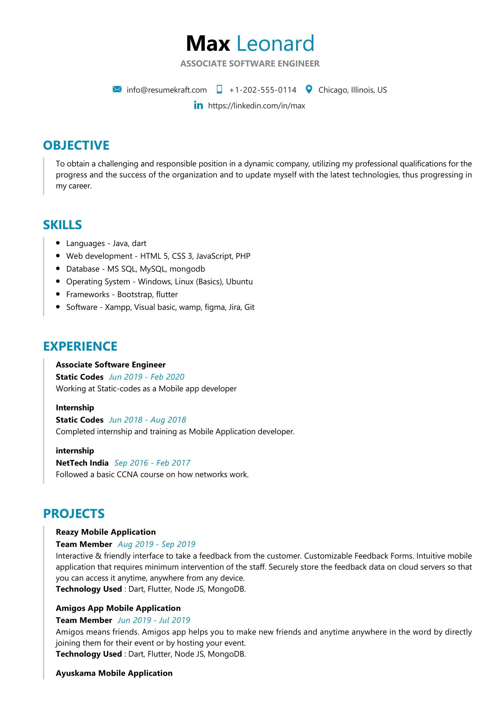 Software Engineer Resume Sample for Fresher associate software Engineer Resume Sample 2022 Writing Tips …