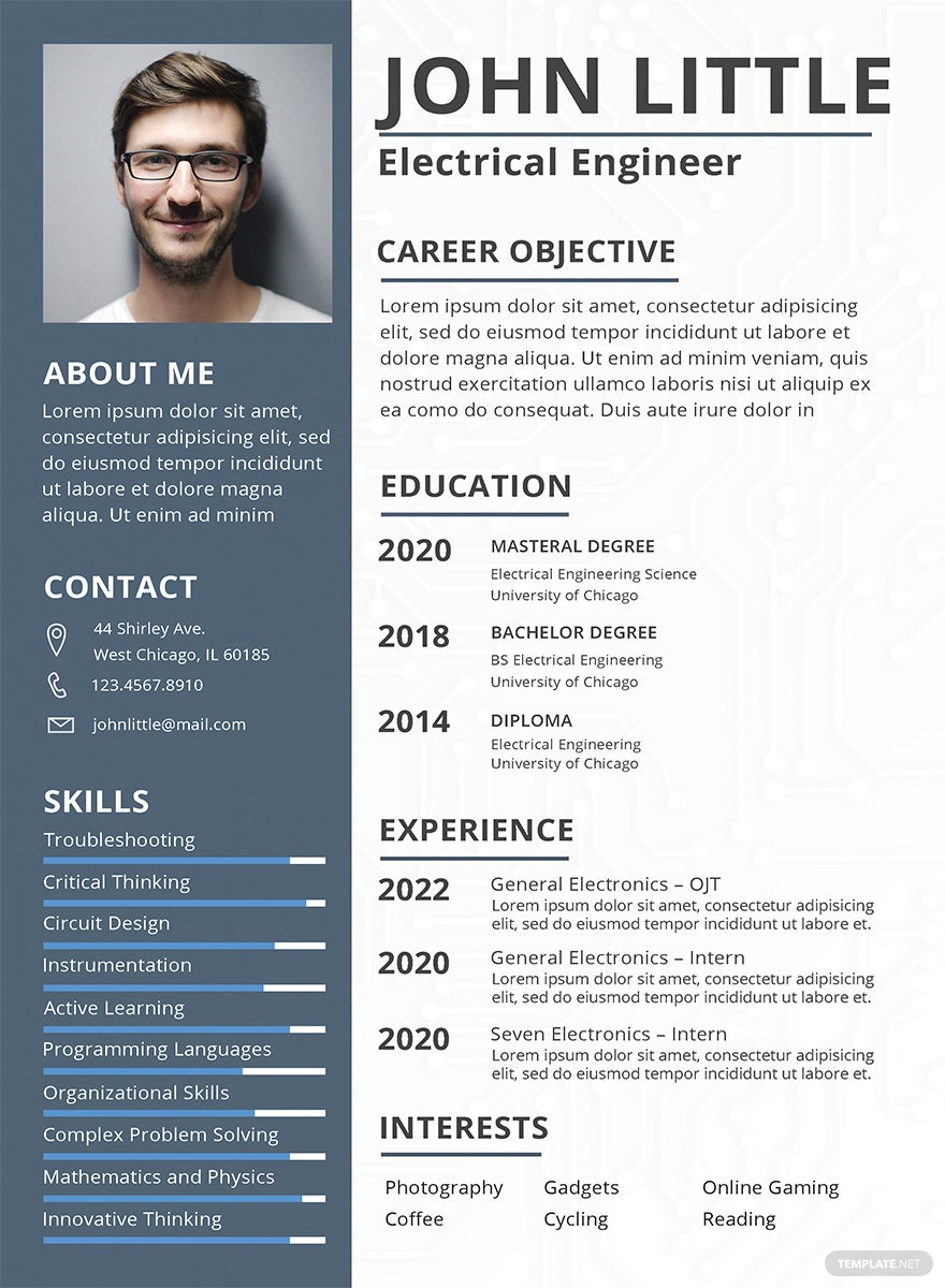 Software Engineer Resume Sample for Fresher Resume for software Engineer Fresher Template – Illustrator …