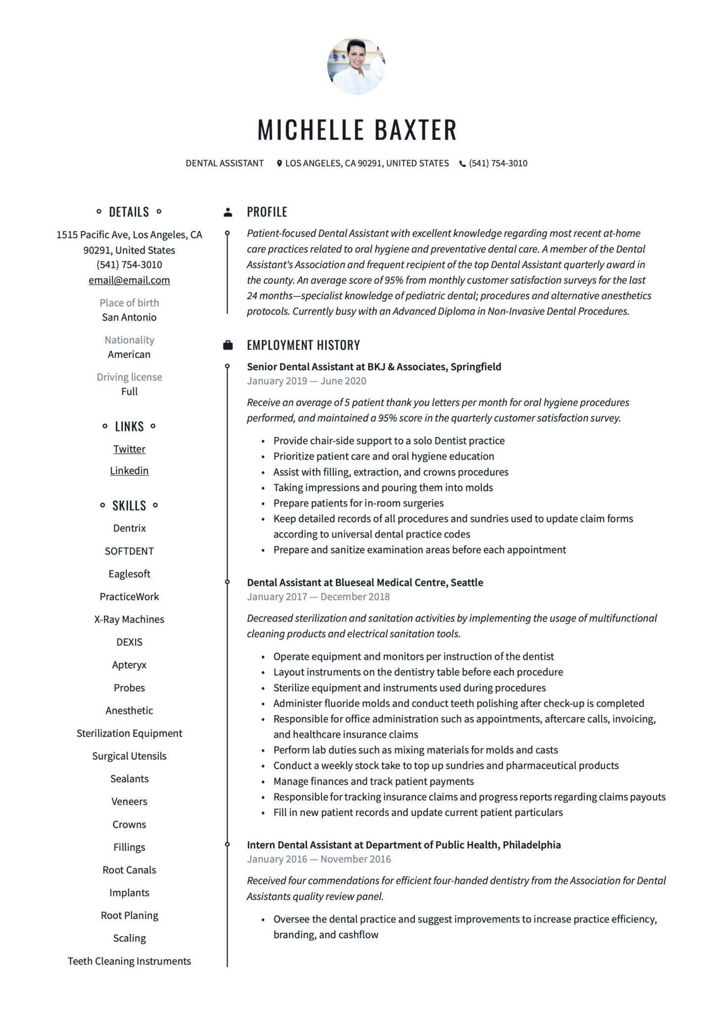 Dental assistant Front Desk Resume Sample 17 Dental assistant Resumes & Writing Guide 2022