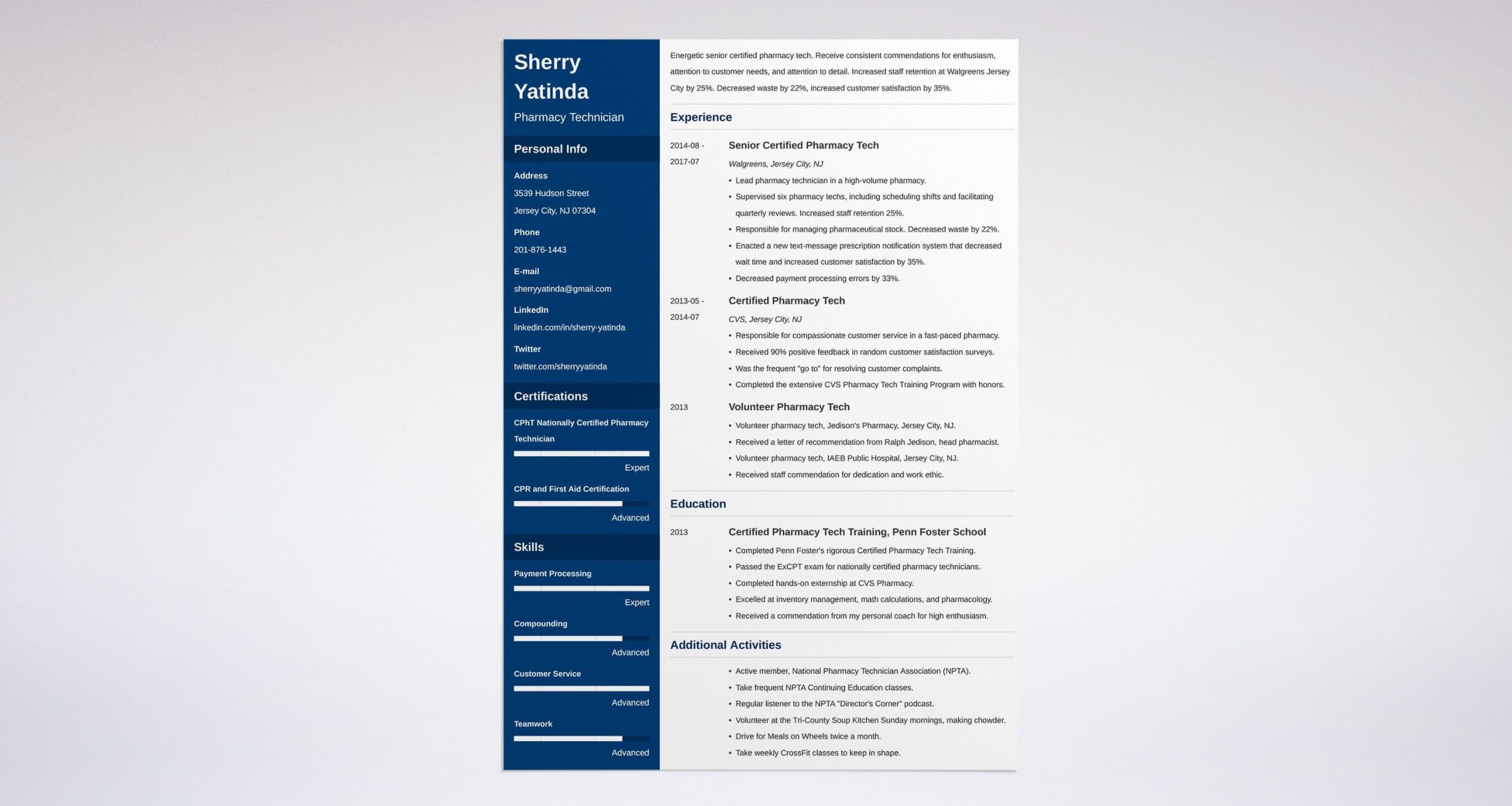 Entry Level Pharmacy assistant Resume Sample Pharmacy Technician Resume Samples (guide   Template)