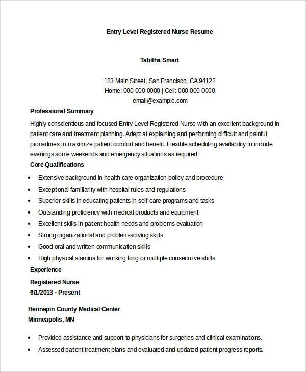 Entry Level Registered Nurse Resume Sample Registered Nurse Resume Example 7 Free Word Pdf Entry Level Registered Nurse Resume Sample Registered Nurse Resume Example 7 Free Word Pdf