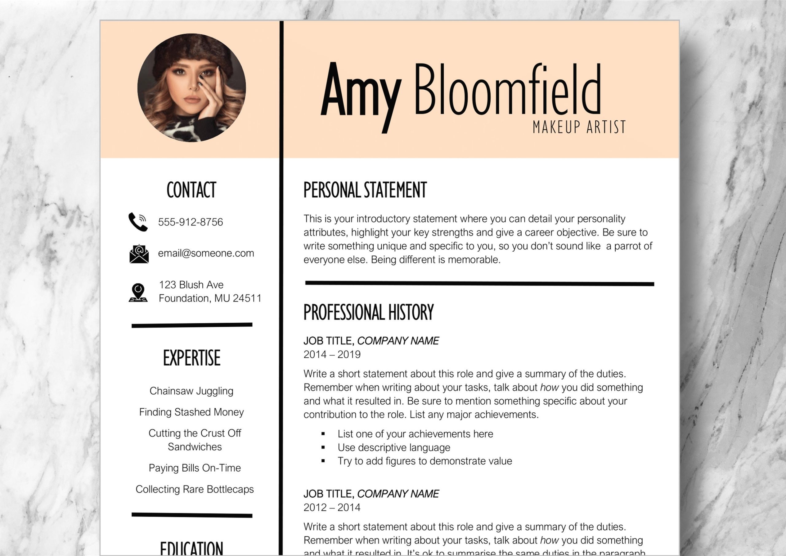 Film Makeup Artist Resume Sample Template Makeup Artist Resume Template Package with Cover Letter & – Etsy Film Makeup Artist Resume Sample Template Makeup Artist Resume Template Package with Cover Letter & – Etsy