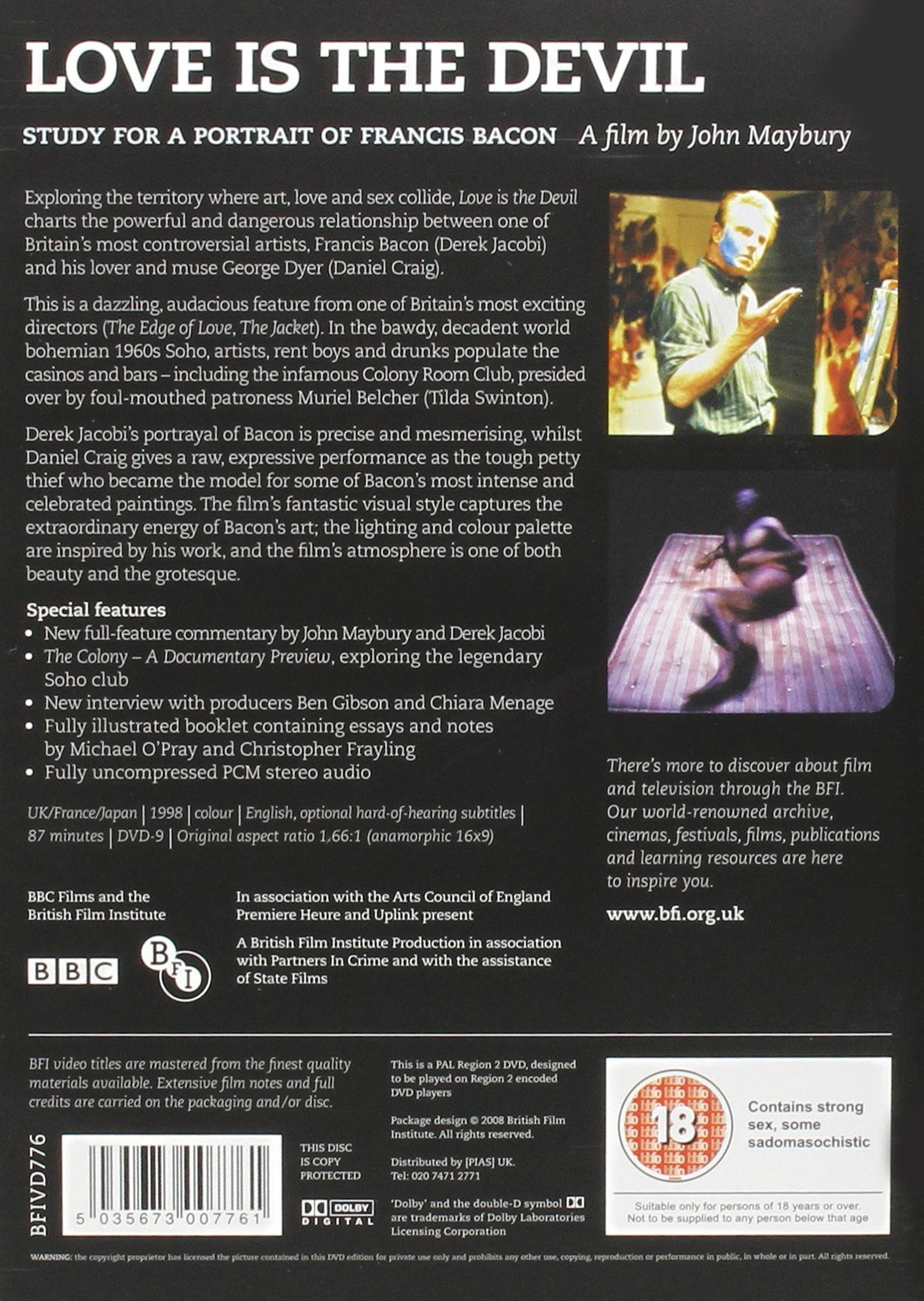 Film Tv Sample Resume Dyer Painter Love is Devil [dvd]