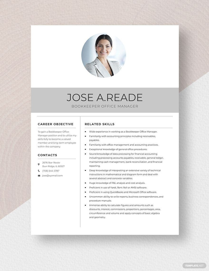 Free Sample Of Office Manager Resume Office Manager Resume Templates – Design, Free, Download …